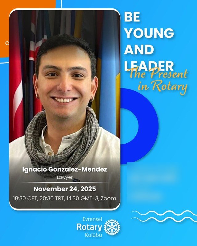 Be Young and Leader etkinlik afişi: Ignacio Gonzalez-Mendez, 24 Kasım 2025